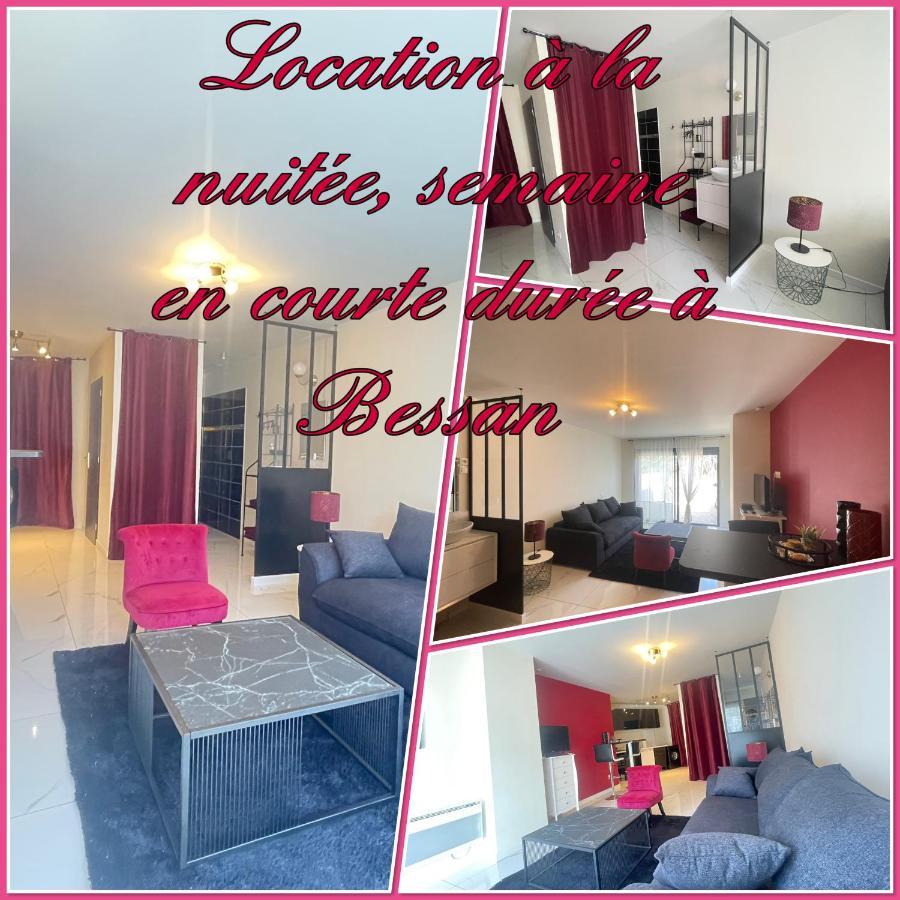 Studio Barok Proche Autoroute, Plages Et Attractions, Wifi - Tv, Calme Bessan Kültér fotó